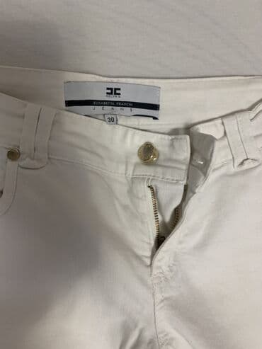 push up pantalone: 28, 30, Teksas, Spušteni struk, Ravne nogavice — 4