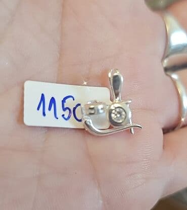 Srebrni nakit – više modela - Privjesak u obliku mačke: polirani na lalafo.rs Srebrni nakit – više modela - Privjesak u obliku mačke: polirani