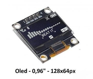Kuhinjski aparati: OLED displej – 128×64 px - Kompaktan I2C OLED modul pogodan za — 2