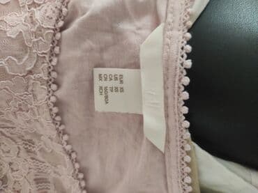 svecane pantalone i tunike: H&M, S (EU 36), Pamuk, Jednobojni, bоја - Bež — 3