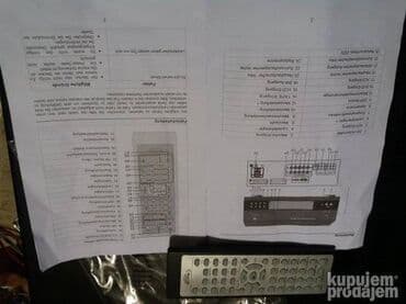 motorola startac original: Auna amp-5100b; Germany -2 mikrofonska ulaza; originalni daljinski; — 5