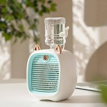 prenosiva rerna: Prenosivi mini ventilator sa raspršivačem vode i mačijim ušima je — 2