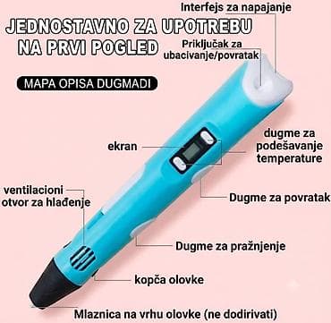kućna mesoreznica: Na prodaju potpuno nova 3D olovka, savršen alat za razvijanje — 7