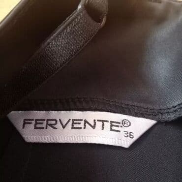 montego haljine: Crna elegantna haljina, Fervente — 5