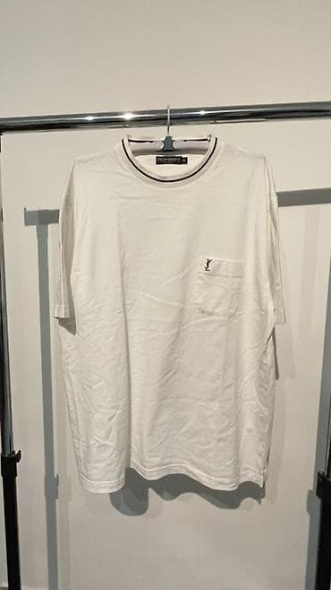 s oliver cipele: Men's T-shirt Yves Saint Laurent, bоја - Bela — 1