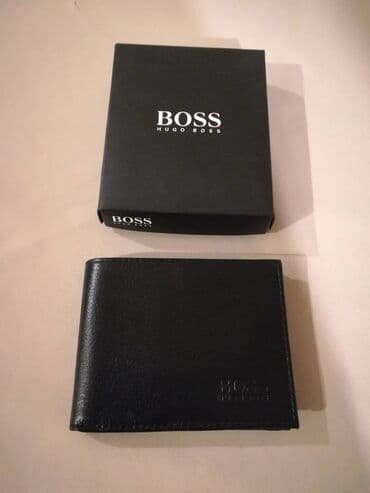 torbe sa cirkonima: Muški novčanik, Hugo Boss, Materijal: Koža — 2