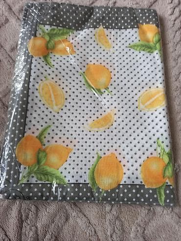 ormar dimenzije: Kuhinjske krpe – set sa motivima kafe, voća i limuna - Materijal — 5