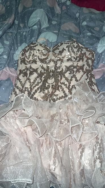 balenciaga haljine: Faeriesty haljina – svečani model sa šljokicama i tilom - Brend — 4