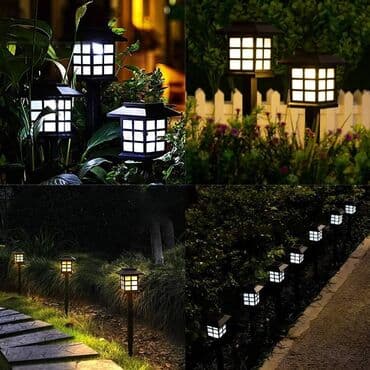 fenjer na petrolej: Cena 3700 din Velike solarne lampe (45cm) za dvorište X17- 4 komada — 1