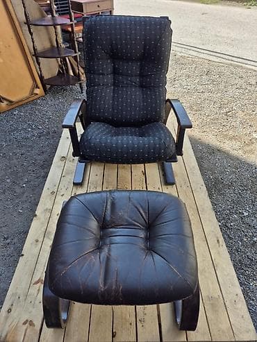 sara namestaj – слике: Naslonjač sa tabureom (set) - Udobna fotelja sa pripadajućim tabureom — 9