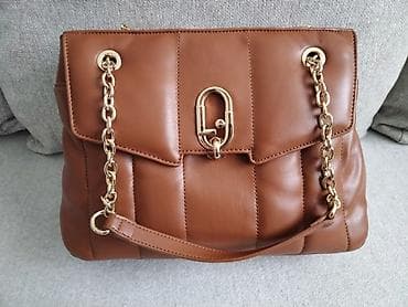 torba za bebe: Ženska torba LIU JO – karamel braon - Model sa poklopcem i — 1