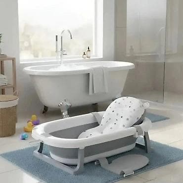 kolica sa alatom: Sklopiva kadica za bebe sa jastukom i indikatorom temperature - — 1