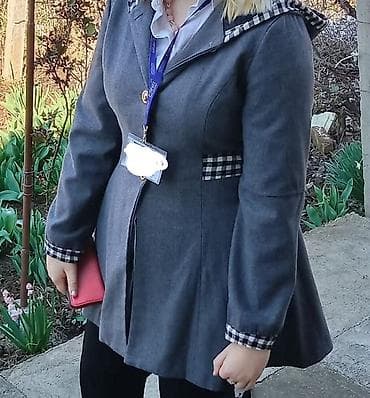 obuća: Kaputić strukiran,100 % poliester, ima kapuljaču, džepove — 2