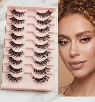 Set veštačkih trepavica – 10 pari - Stil: voluminozne, višeslojne