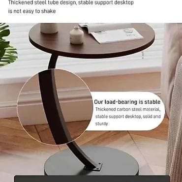 elit stilski namestaj: Stocic za dvoriste, bastu terasu. Drvo i metal. Visina 60cm — 1