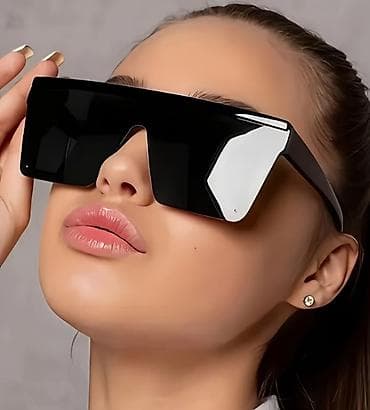 roze naocare: Futurističke unisex naočare za sunce – shield/visor dizajn - Ekstra — 1