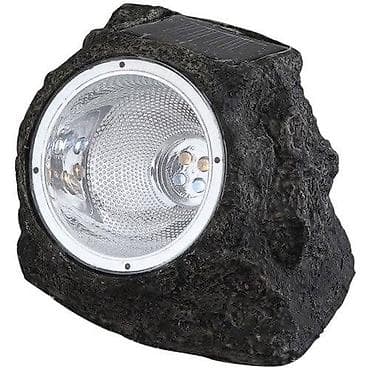 stepenice za bazen: Solarna LED lampa u obliku kamena, pogodna za spoljašnju dekoraciju — 2