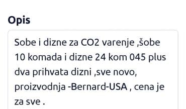 kolica za ta pec: Šine i dizne za CO 2 varenje, novo, cena je za sve — 2