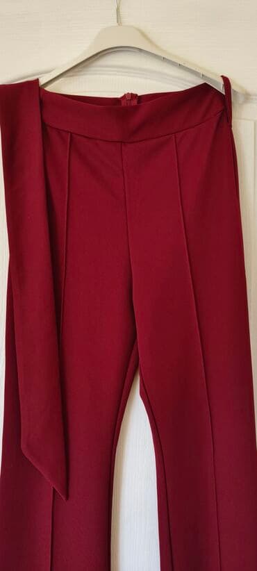 pantalone sa visokim strukom: S (EU 36), Visok struk, Zvoncare — 2