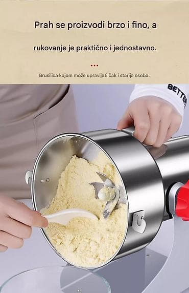 bauer home appliances: Industrijski mlin za prah – 1000 g kapacitet - Visokoefikasna mašina — 4