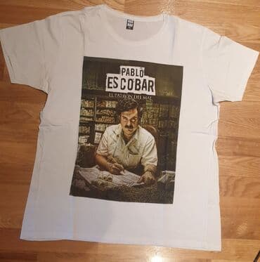 zimske jakne c a: Pablo escobar - eskobar bela muška majica. Piše xl velicina. Pazuh — 1