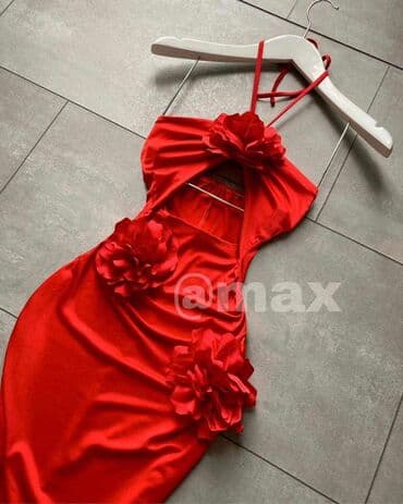 magicni sundjer farmasi: New,,Red Magic’’DressVelicine:Uni(S M L )Model radjen samo u crvenoj — 3