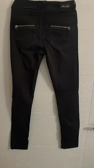 forclaz pantalone: Ženske pantalone Miss Mosh – model u crnoj boji, uskog (skinny) kroja — 2