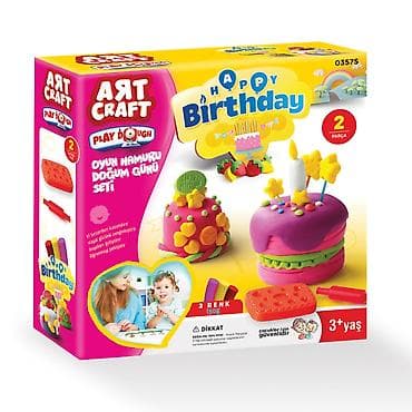 grncarski set: ArtCraft testo – Rođendanska torta 150 g Šifra proizvoda — 2