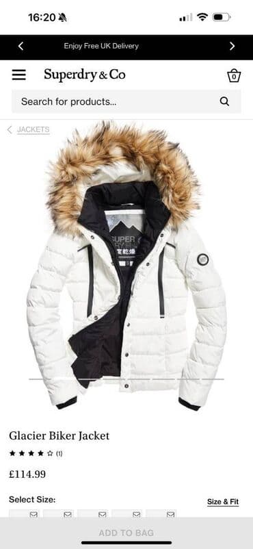 zimska jakna: SUPERDRY original jakna, prelepa, malo je zaprljana ispod mesta gde se — 3