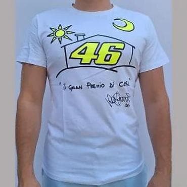 komplet nike: Muška majica kratkih rukava – bela, sa printom “46” i natpisom “il — 9