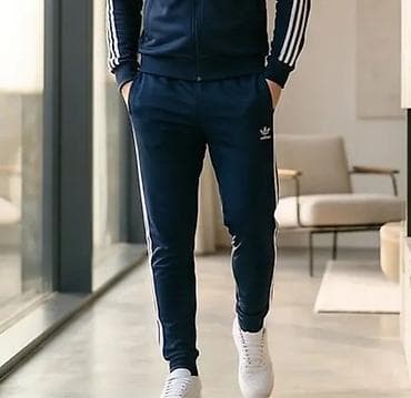Trenerke: Adidas muška trenerka donji deo NOVO Novo Mokra likra Veličine m l xl — 2