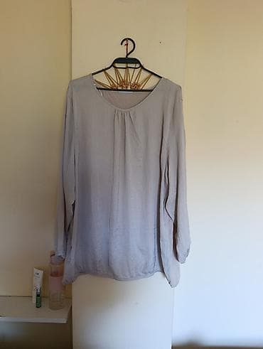 mint sako: Bluzica dugih rukava u svetlosivoj/bez nijansi. - Model: ležernog — 1