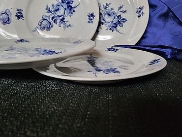 set cajeva: Deseetni bohemija porcelan tanjiri iz 90ih.god. Desertni bohemijini — 7