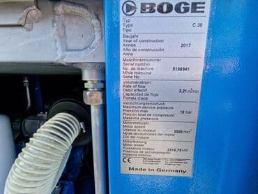 parkside kompresor: Polovan vijčani kompresor BOGE C 30 - 22 kW (11111010156) - TG0153 - — 2