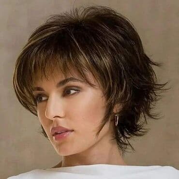 punđa umetak za kosu: Perike – kratki i dugi modeli, prirodan izgled Opis: - Dva stila — 3