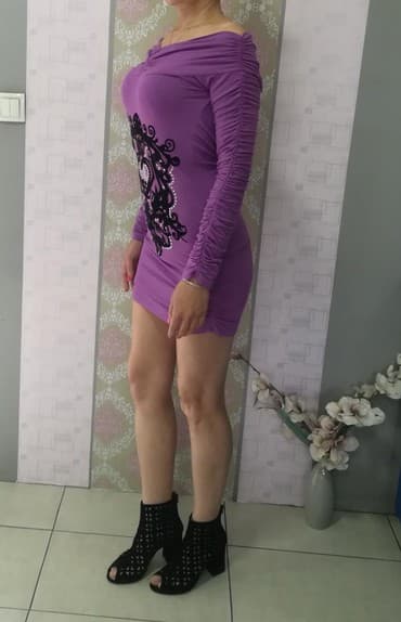 haljine ivet rs: S (EU 36), color - Purple, Long sleeves — 1