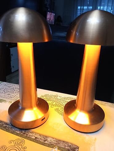 Ostali stilski nameštaj: Set od 2 bežične stočne lampe – bakarni efekat - Dizajn — 4