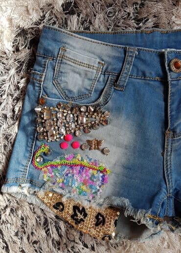 dsquared2 bermude: M (EU 38), Jeans, Single-colored — 5