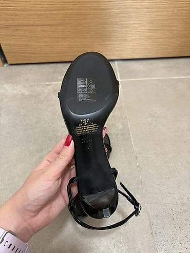 geox boys sandals: NOVO Elegantne sandale na štiklu H&M - Boja: crna, lak završna — 3
