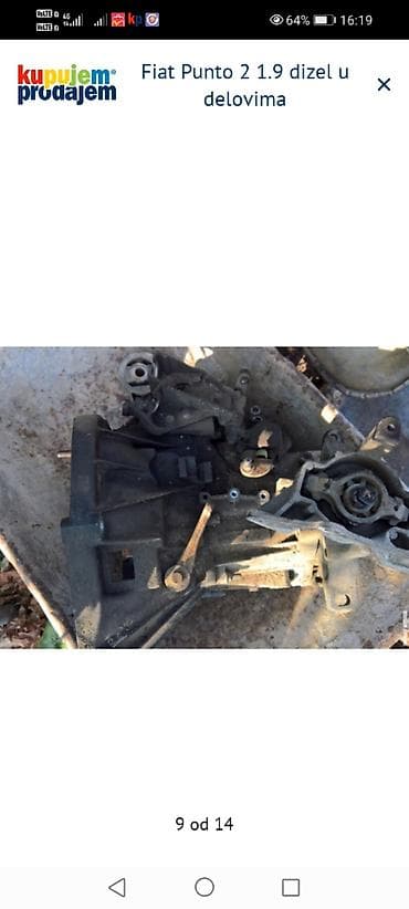 Water Transport: Fiat Punto II 1.9 JTD/dizel – u delovima Raspoloživi originalni — 9