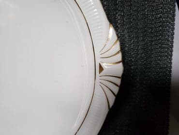 metalac staklene posude: Oval 1930 do 1950g. Zehscherzer Bavaria. Oval,pun porcelan. nidge — 5
