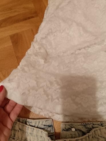 Ženska obuća: Denim šorts FB Sister – model sa lancima na stranicama - Brend: FB — 5