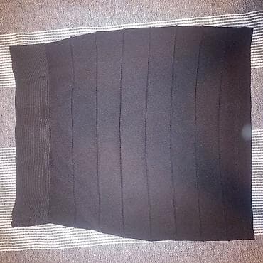 komplet suknja i sako: Komplet mini suknji – 3 komada - Crna elastična pencil suknja sa — 3