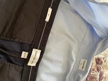 muške farmerke: Košulja Calvin Klein, bоја - Svetloplava — 5