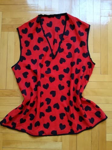 pantalone push up: Ad Lib, XL (EU 42), Cotton, color - Red — 1