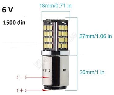 LED BA20D – 6 V - Napon: 6 V - Cena: 1200 din (prikazano na slici) - at lalafo.rs LED BA20D – 6 V - Napon: 6 V - Cena: 1200 din (prikazano na slici) -