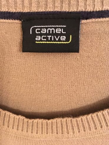 camel active jakne: Sweater, L (EU 52), color - Beige, Cotton — 8