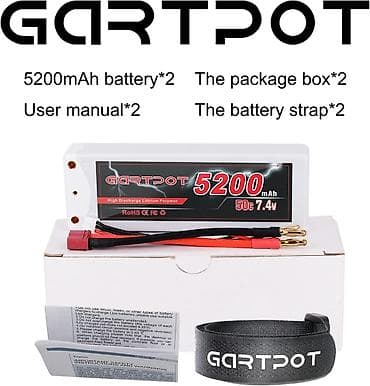 bosch baterija 12v cena: GARTPOT LiPo baterije za RC modele – set - Kapacitet: 5200 mAh po — 1