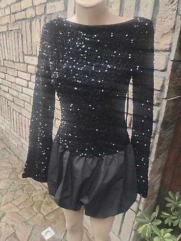 pertle za air force 1: Parti haljina sa sljokicama vel L, nova — 5