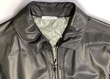 majice saim se: Ermenegildo Zegna Black Lambskin Gray Techno Reversible bomber jacket — 5